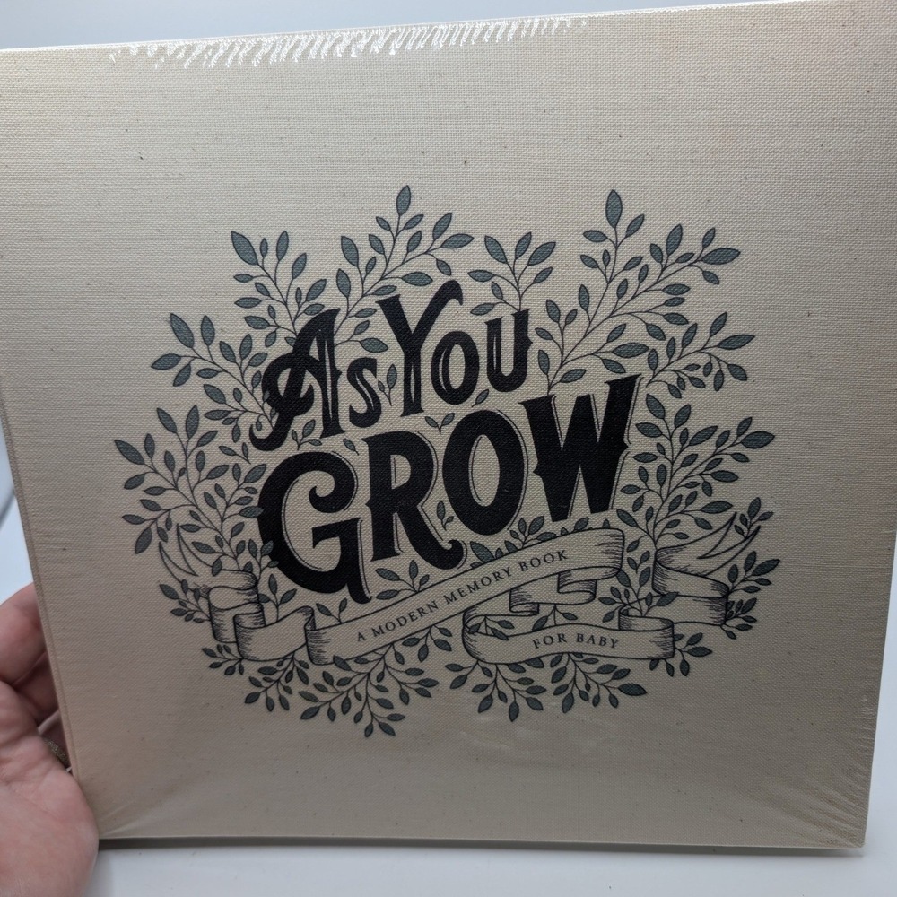 NEW As You Grow: A Modern Memory Book for Baby by Korie Herold Journal Tan Linen
